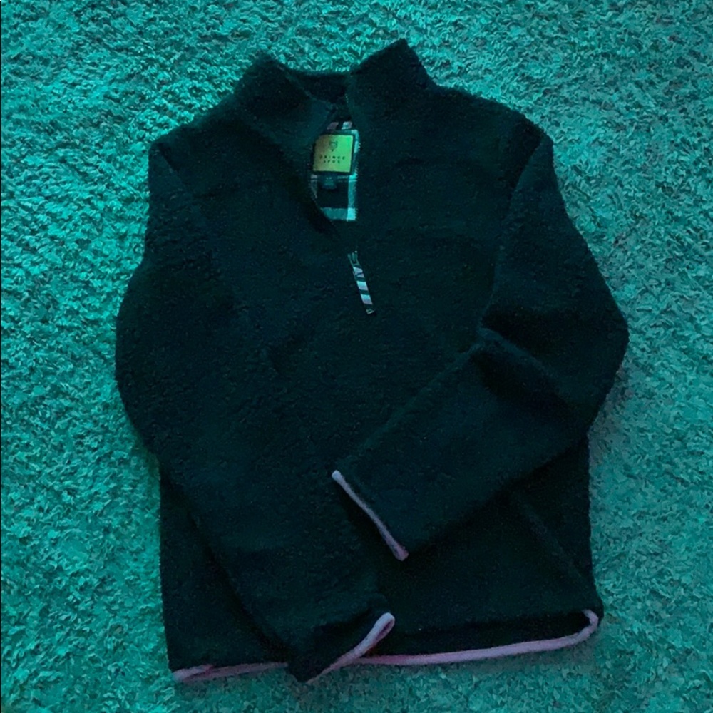 quarter-zip, sherpa